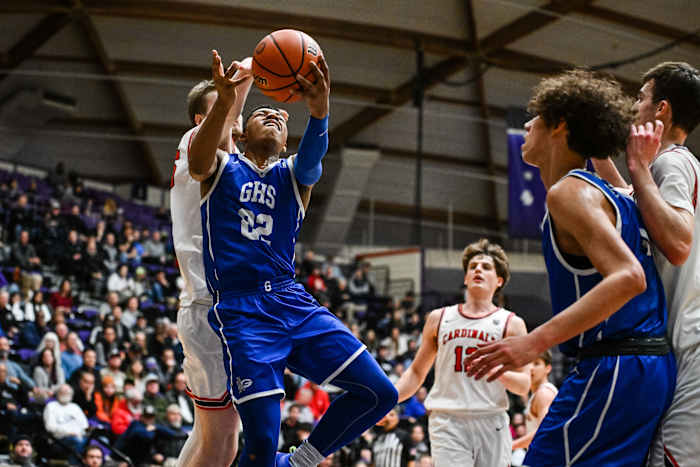Lincoln Gresham 6A Oregon boys basketball quarterfinal Naji Saker -90
